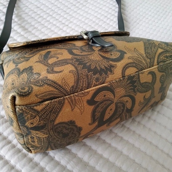 Etro Crossbody Small Bag Brown and Black Paisley - Picture 10 of 10